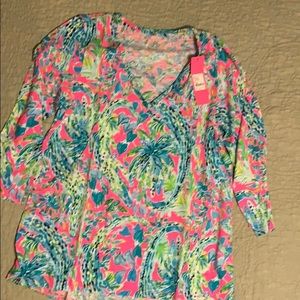 Lilly Pulitzer NWT Etta 3/4 sleeve size M